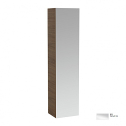 Шкаф-колонна Alessi One 40х30х170 см, белый лак, 1 дверь зеркальная с двух сторон, правый, подвесной монтаж 4.5804.1.097.631.1 Laufen